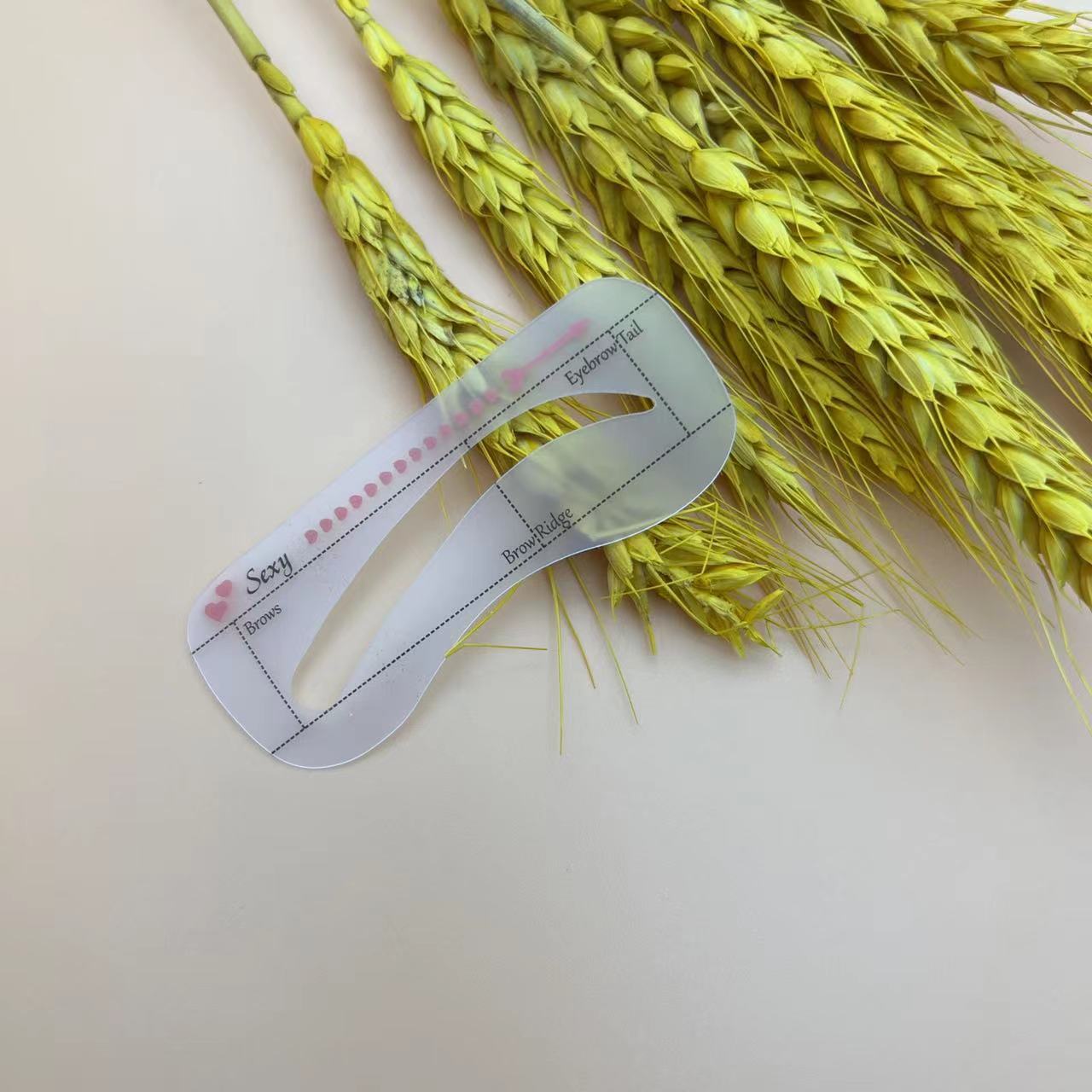 Cross-Border Hot-Selling Factory Direct Sales Soft Eyebrow Card Lazy Eyebrow Card Auxiliary Eyebrow Stickers 10 Styles of Eyebrow Shapes Beauty Tools European and American