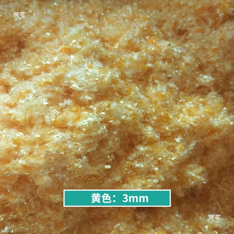 Polyester Fiber Raw Material Pet Chopped 3mm Polyester Short Fiber Cement Anti-Cracking Asphalt Concrete Pavement High Temperature Resistance