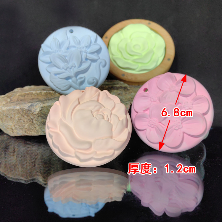 Fang Wei Popular Korean Style Wardrobe Hanging Fragrance Car Pendant Flower Shape Car Fragrance Perfume Expanding Fragrance Gypsum Fragrance Slice