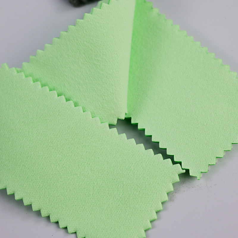 Double-Sided Velvet Silver Polishing Cloth 6*10cm Gold and Silver Jewelry Polishing Cloth Jewelry Wiping Cloth Maintenance Cloth Can Be Printed with Logo