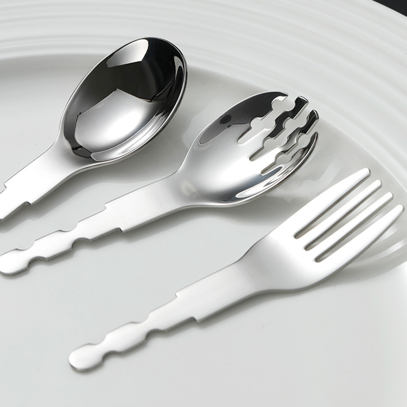 Customized 304/316 Stainless Steel Kidsren's Feeding Tableware Semi-Finished Products Baby Spoon and Fork Tableware Accessories