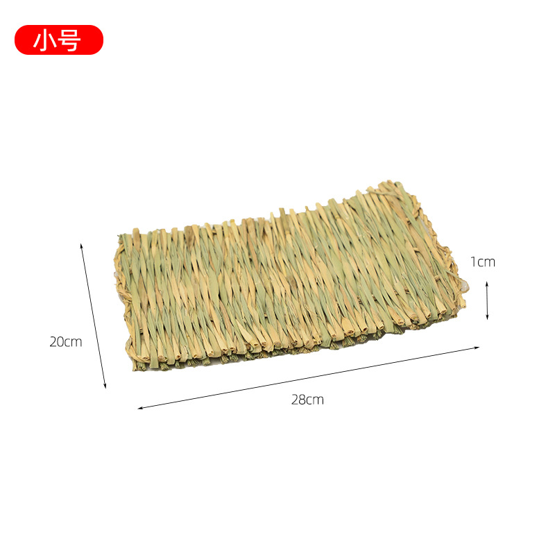 Pet straw mat wholesale hand woven rabbit grass nest rutin chicken nest hamster Totoro rabbit cage pet supplies