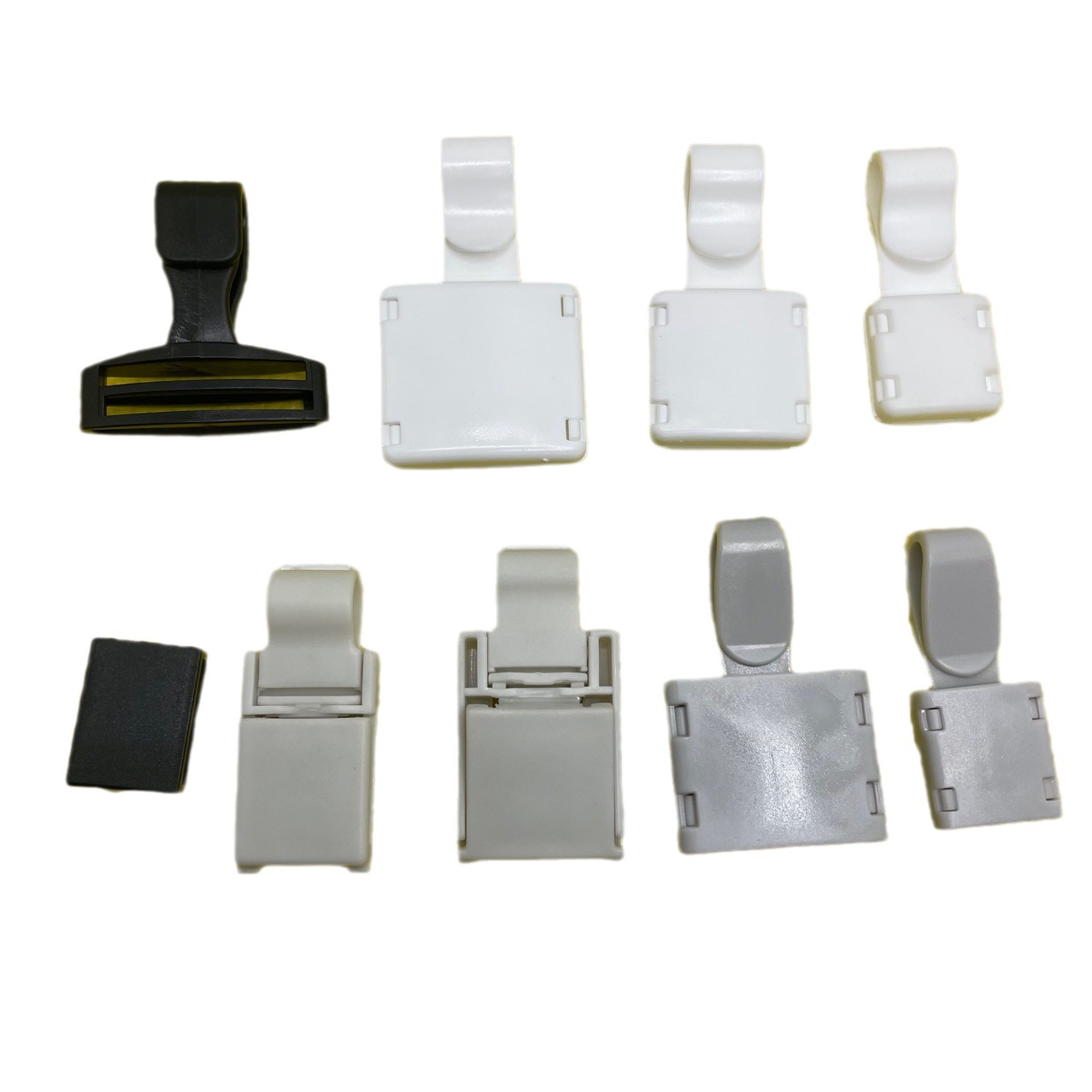 1.0cm 1.5cm Plastic Integrated Buckle Lanyard Brand Buckle Exhibition Certificate Industry Card Rope Buckle Elite Hook Buckle pom