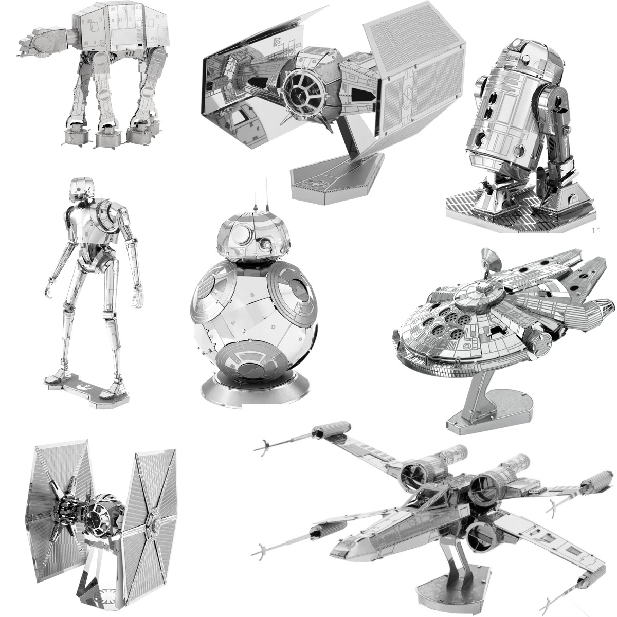 R2D2DIY Handmade 3D Metal Puzzle Adult Stereo Model Assembled Educational Toys High