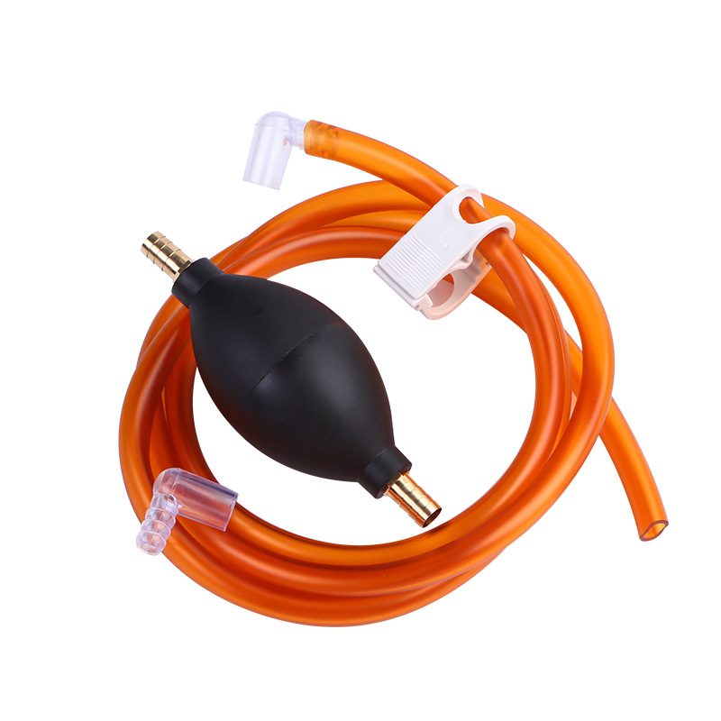 Tea Tray Drain Pipe Silicone Double Copper Head Tea Water Ball Water Ball Antifreeze Hose Tea Water Pipe Tea Set Accessories