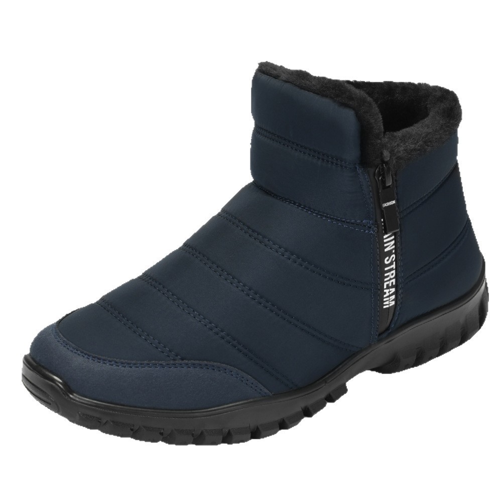 Cross-Border Large Size High-Top Snow Boots Foreign Trade New Outdoor Sports and Leisure Hiking Boots Waterproof, Non-Slip and Warm for Men