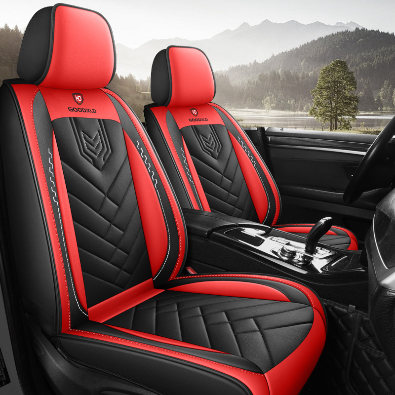 Cross-Border Foreign Trade Car Seat Covers, Suitable for All Seasons, Five-Seater Full Set of Seat Cushions, Leather Seat Interior Covers, Exclusively for Cross-Border Trade