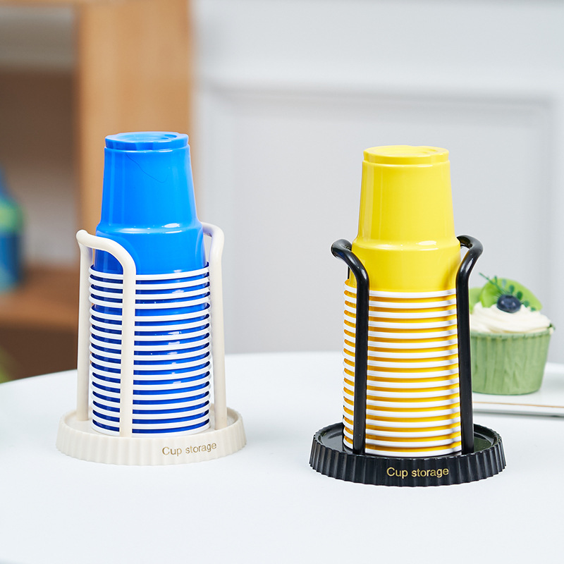 Disposable Cup Paper Cup Holder Desktop Cup Holder Cup Taker Multifunctional Cup Storage Rack Household Coffee Tea Cup Holder