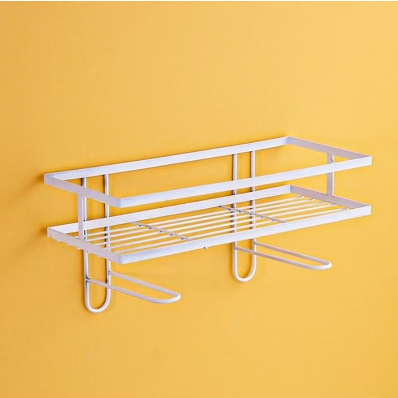 Punch-free Toilet Storage Rack Bathroom Sundries Storage Rack Toilet Multi-functional Water Tank Double-layer Storage Rack