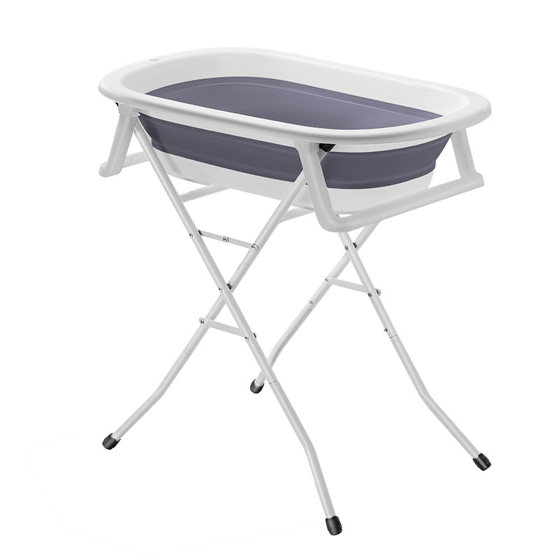 Bend-Free Pet Bath Tub Folding Bath Tub Cat and Puppy Bath Tub Bath Tub with Elevated Shelf Bracket Bath Tub