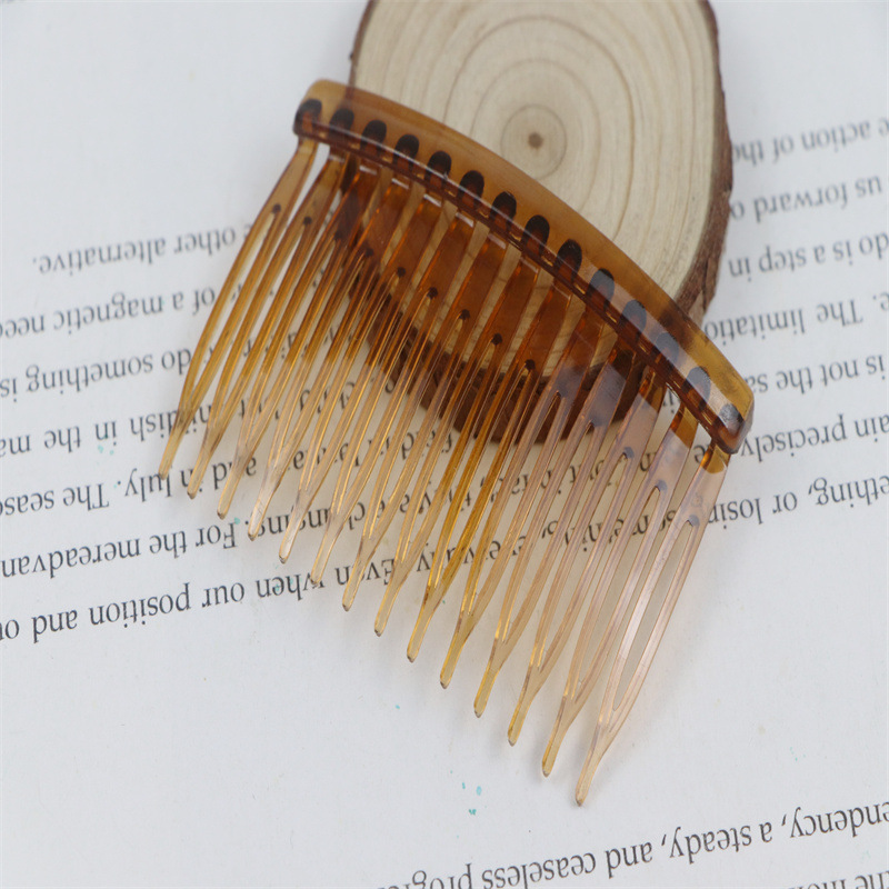 14-Tooth Hair Comb Plastic Comb Handmade Hair Accessories DIY Accessories Bangs Comb Broken Hair Comb Hair Tool Headdress Material