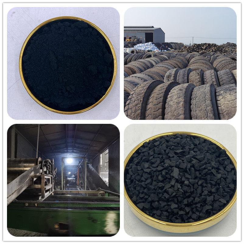 Rubber Powder 10-60 Mesh Waterproof Membrane Silicone Pu Floor Asphalt Building Materials Self-Replenishing Waste Tire Particles