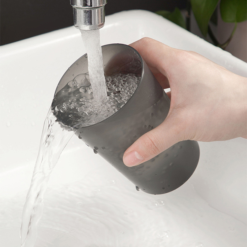 Casual Household Mouthwash Cup, Tooth Cup, Plastic Brushing Teeth, Washing Toothbrush Cup, Couple Frosted Wind Toothbrush Cup, Mouth Cup, Toothbrush