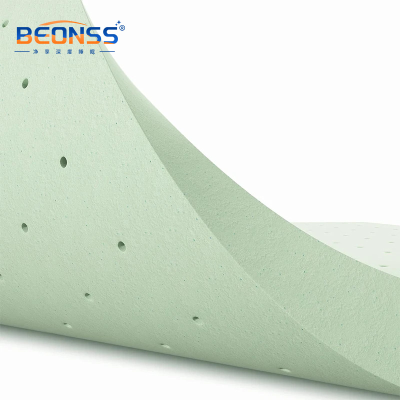 Green Tea Memory Foam Mattress Perforated Breathable Summer Special Mattress Thin Pad 35D Slow Rebound Tatami Mat