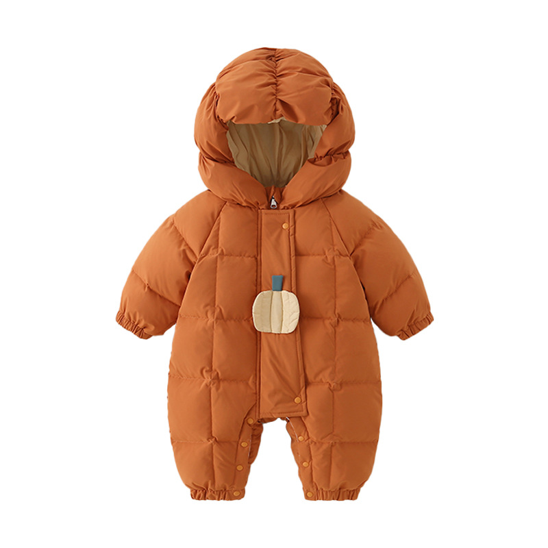 Pf321 Outing Clothes to Keep Baby Warm in Winter Autumn and Winter Thickeneded Jumpsuit Newborn Outing Clothes