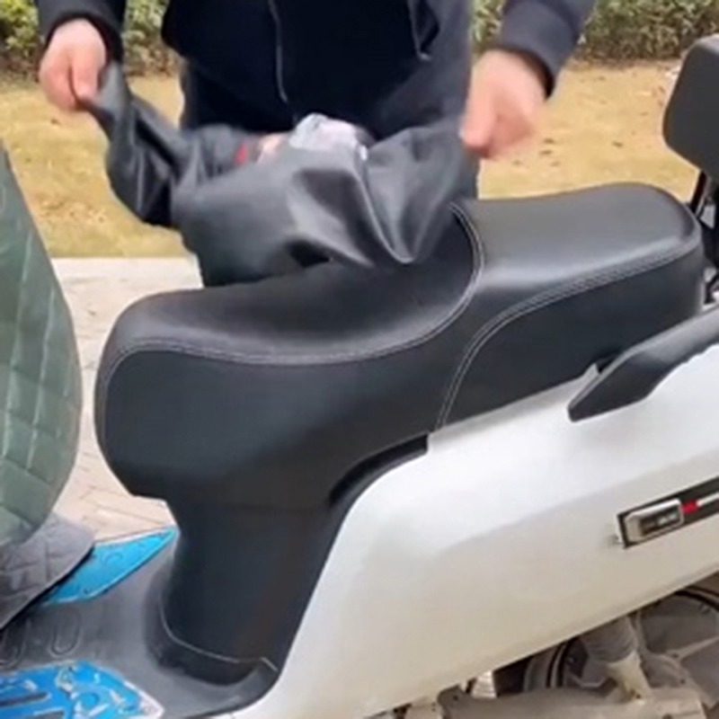 Новый черный кожаный чехол для сиденья электромобиля, универсальный, модифицированный