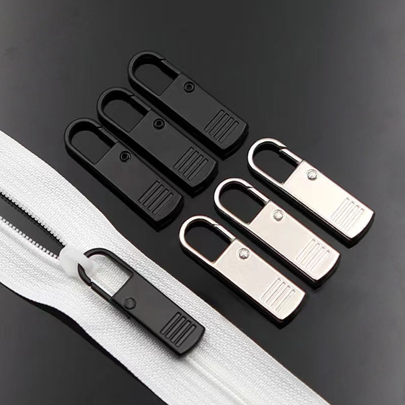 Box zipper accessories zipper head universal zipper piece pendant decorative backpack zipper detachable zipper head pull head