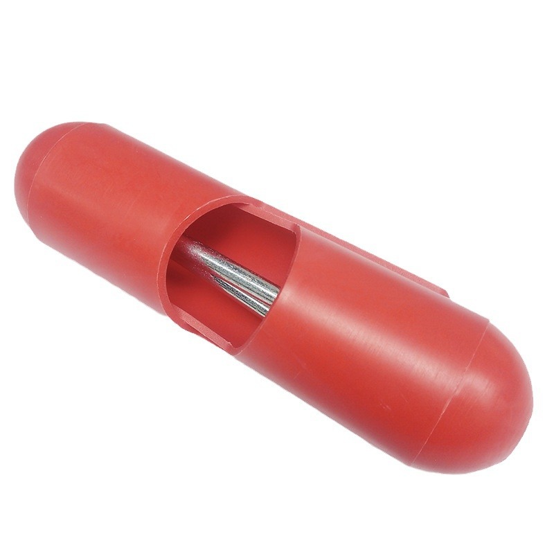 Origin Supply Red Glue Insert Fishing Rod Holder Fishing Hand Rod Sea Rod Dual-Purpose Fishing Gear Plastic Sea Insert Fishing Gear Wholesale