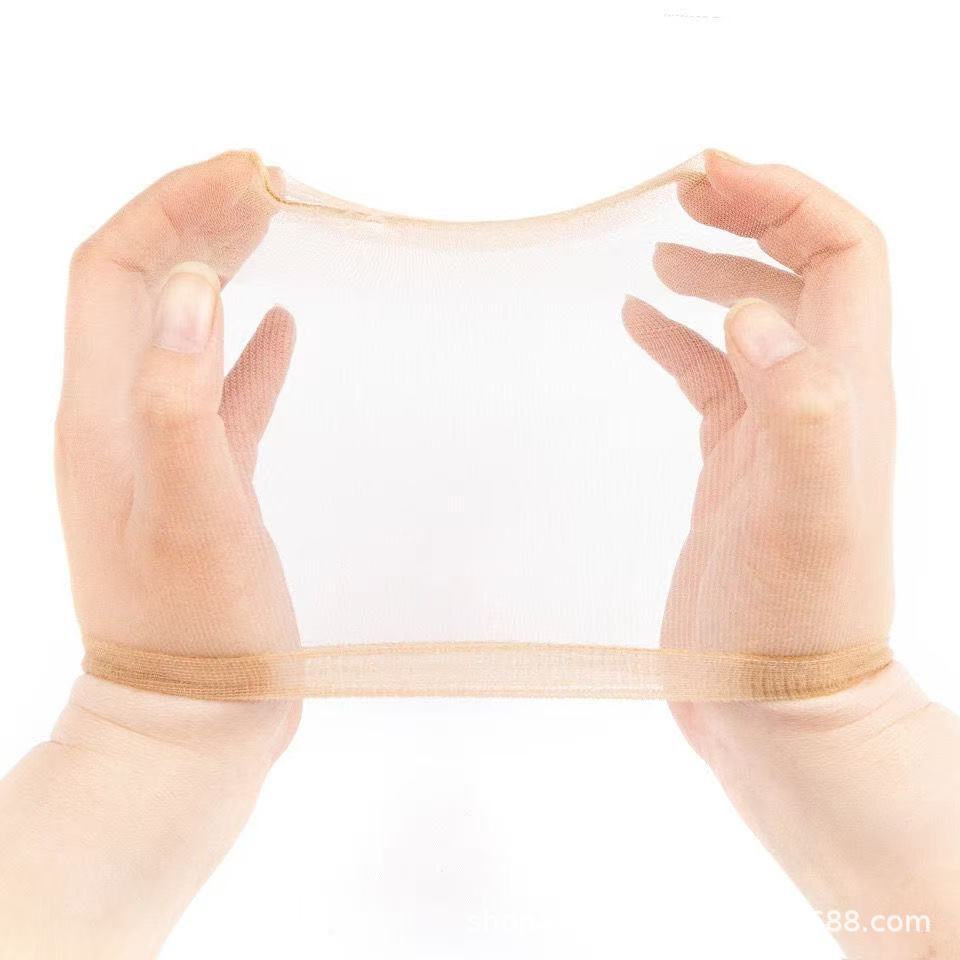 Hdstockingwigcap High-Definition Transparent Lace Hair Net High-Elasticity Stocking Net Cap Factory Wig Hair Net Elasticity