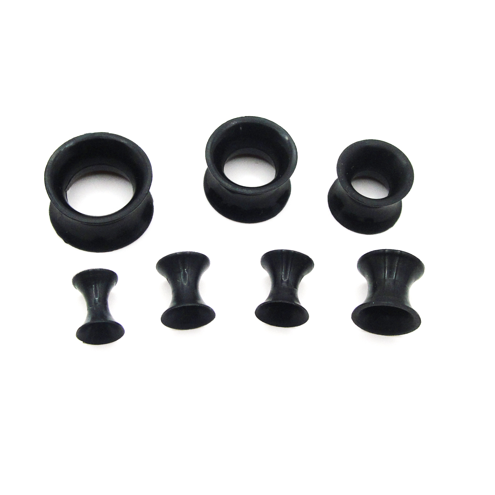Europe and the United States best selling silicone horn puncture jewelry hip-hop trend line soft ear expander source manufacturers wholesale ears