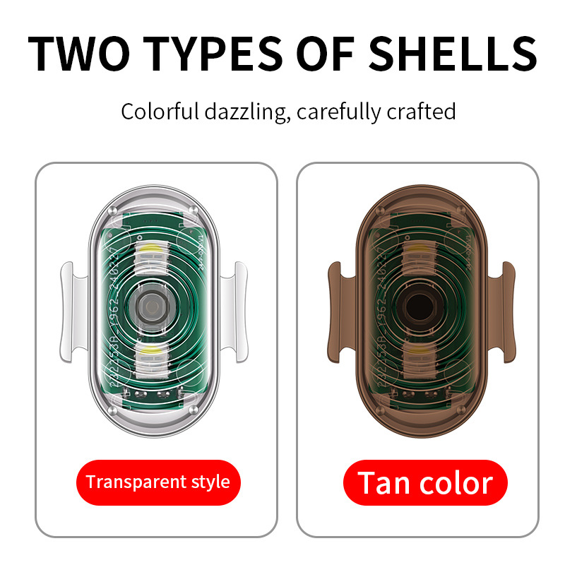 Wireless remote control aircraft light car motorcycle universal colorful flash warning light drone pilot light charging