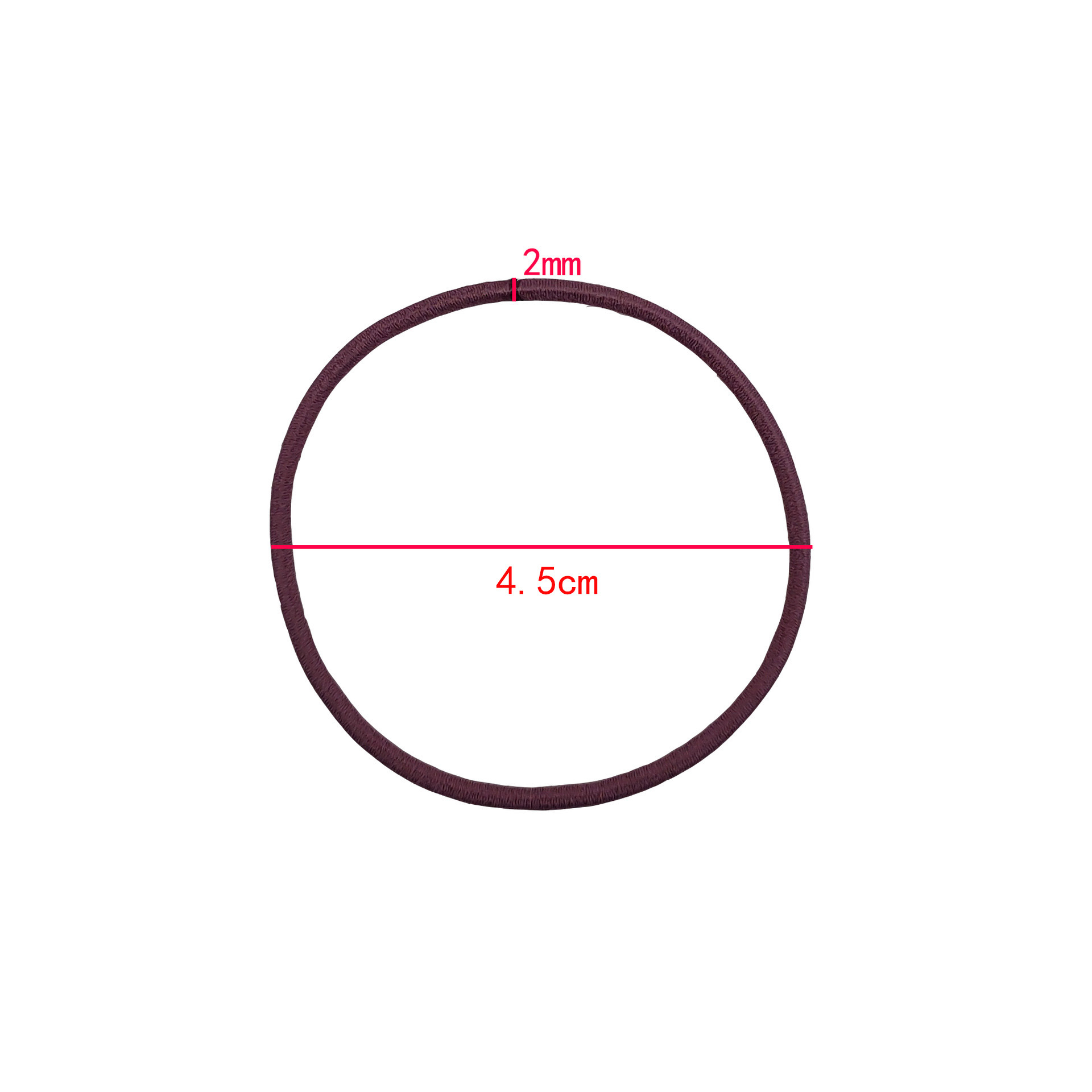 Korean Simple Hair Band Hair Accessories Seamless Thin Basic Hair Tie Rubber Band Hair Rope Color Hair Rope for Women