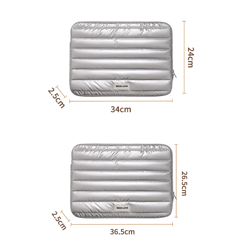New down Cloth Computer Sleeve Baby Velvet Bubble Wrap Computer Bag 13.3inch / 14inch Computer Sleeve Bag
