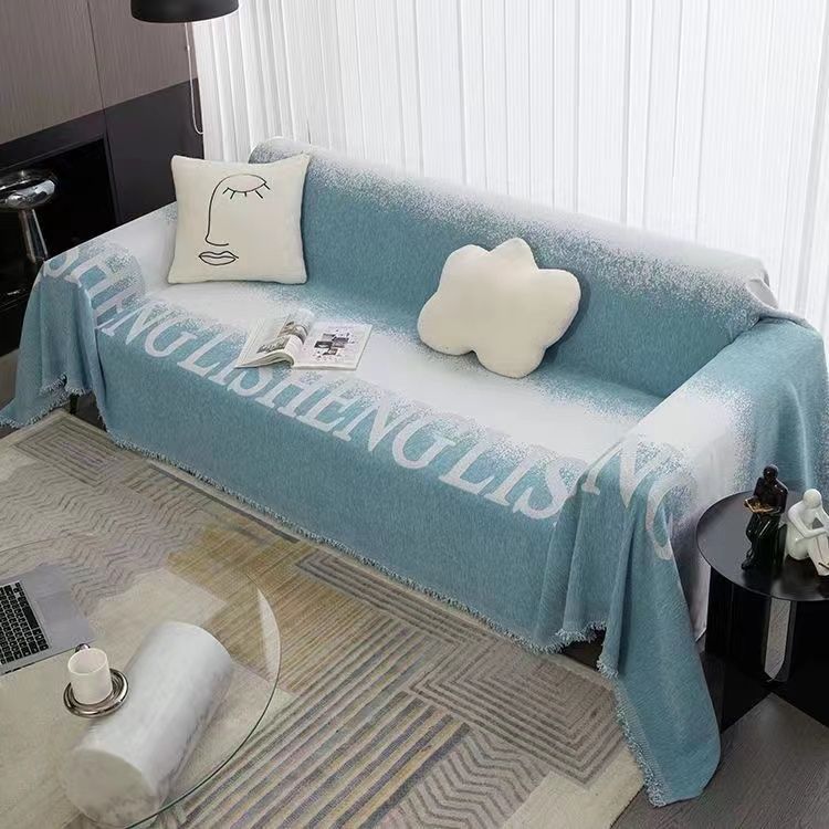 R5X Sofa Cover Universal Scandinavian Ins Sofa Towel Cover Sofa Cushion Four-Season Universal Classy Full Cover
