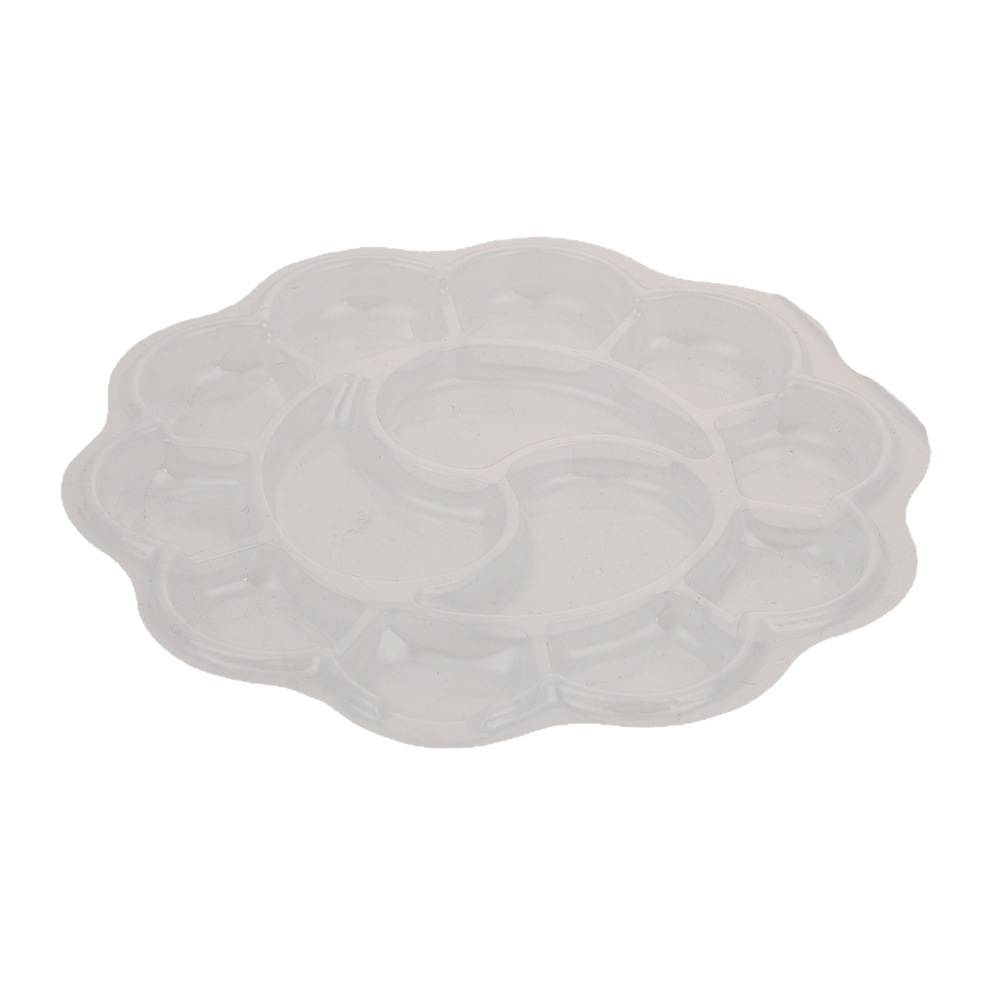 Plum Blossom Disposable Color Palette Gouache Watercolor Oil Painting Foot Color Palette Stall