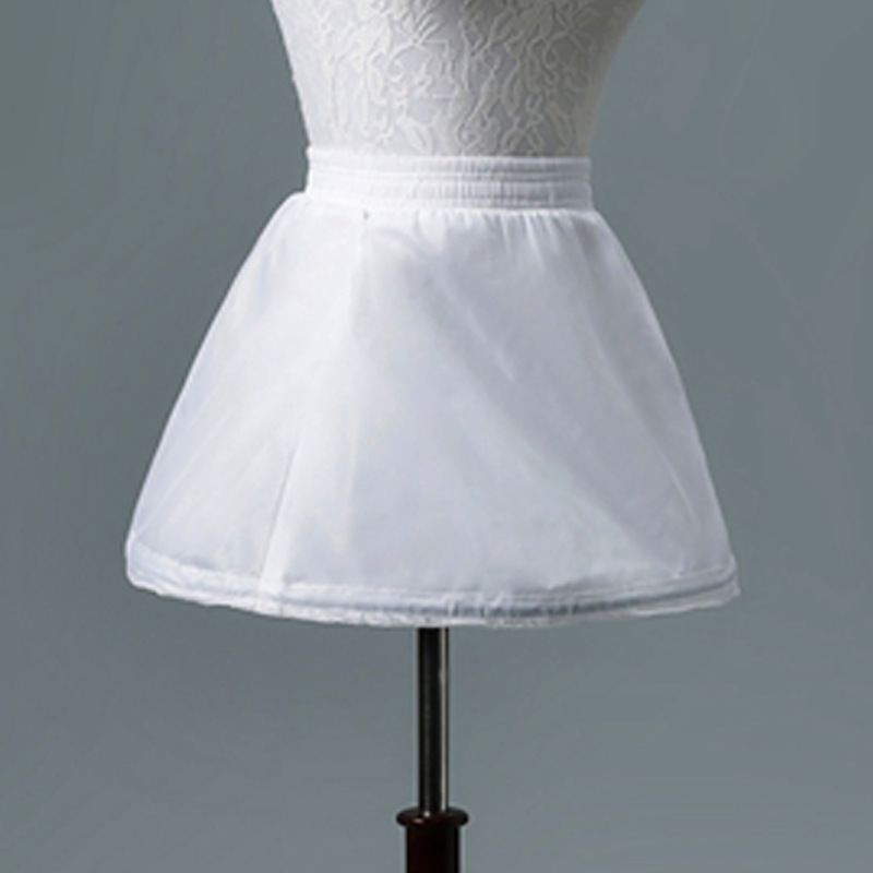 Factory spot wholesale children's skirt princess skirt short girls puffy skirt wedding dress inner skirt adjustable canopy