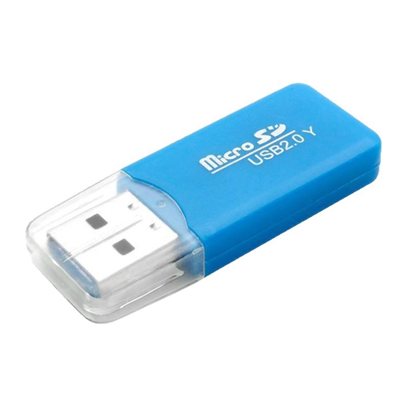 Mini USB2.0 ice cool card reader source manufacturers wholesale high speed memory card TF card children camera card reader