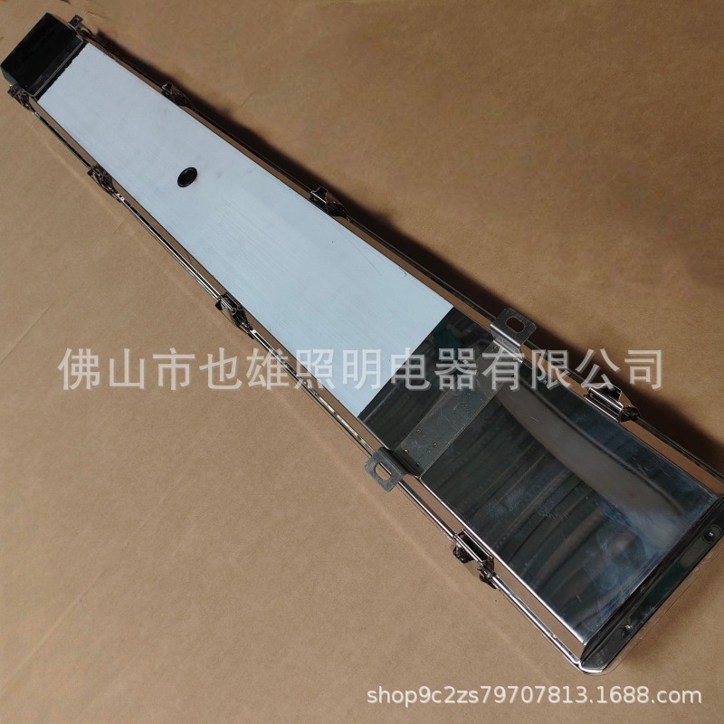 Factory Direct Sales T8 Stainless Steel Three-Proof Lamp Tunnel Subway Section Shock-Proof and Pressure-Proof Stainless Steel Pc Cover Three-Proof Lamp