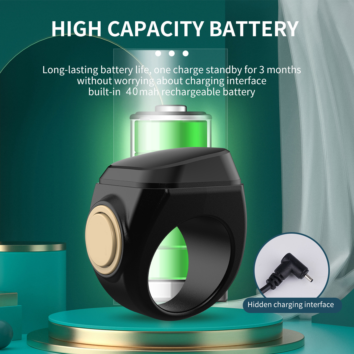 Southeast Asia's Hottest New Product D01 Counter Smart Ring App Time Reminder Counting Button Smart Ring