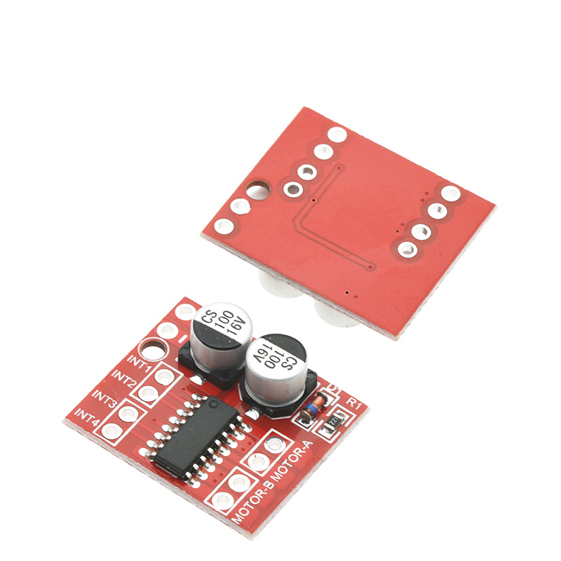 2-Way Dc Motor Drive Module Forward and Reverse Pwm Speed Regulation Dual H-Bridge Stepper Motor Mini Super L298N