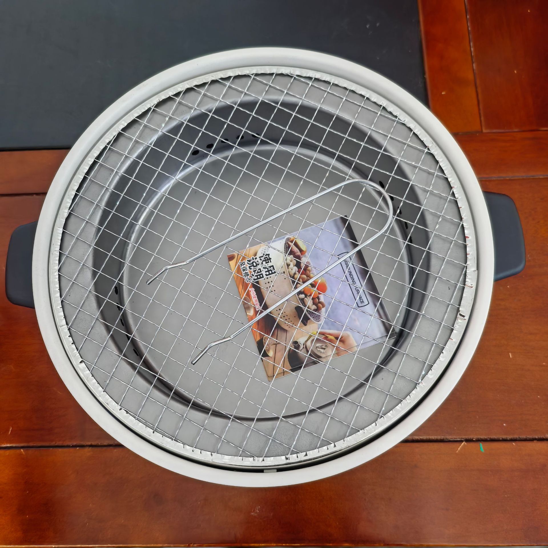 Fresh Master Outdoor Bbq Grill for Tea Brewing, Home Outdoor Bbq Rack, Charcoal Grill, Multifunctional 28cm Round Heating Stove