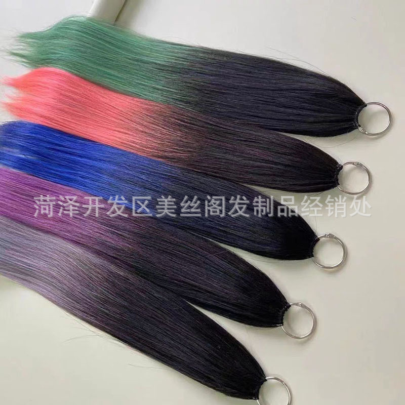 Paris Painted Dyed Gradient Colorfulful Feather Hair Extensions New Third Generation Foldableless Feather Hair Extensions Second Generation Feather Hair Extensions