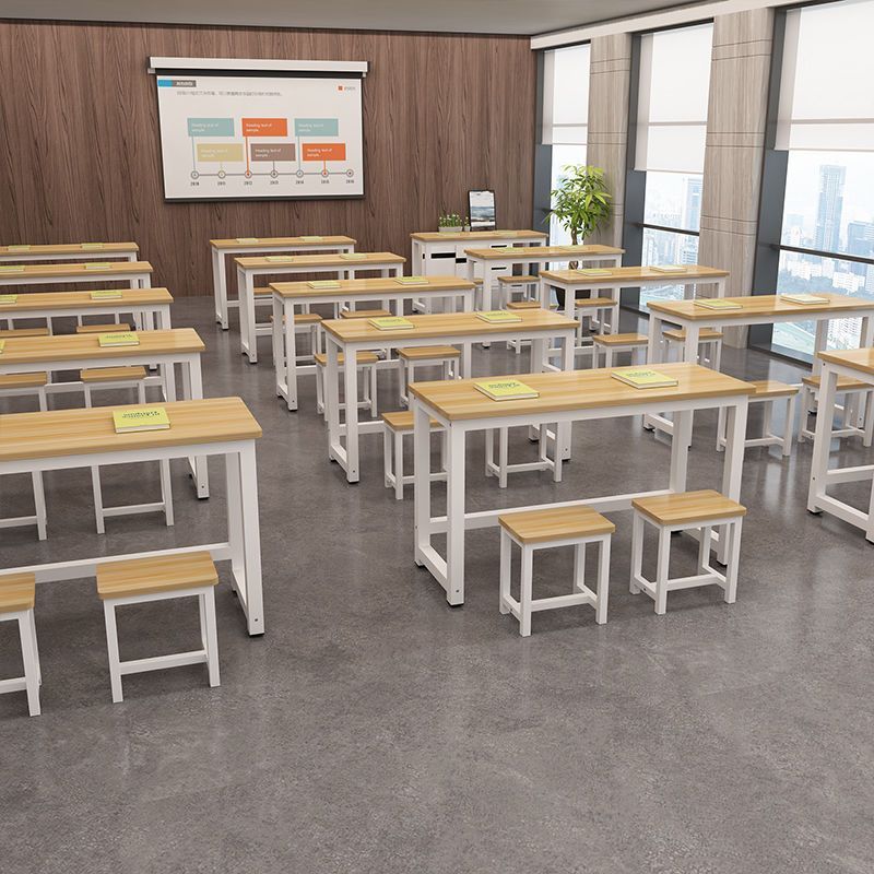 School Computer Room Table Computer Table Multimedia Computer Room Student Training Table Double Table and Chair Desktop Classroom Computer Table