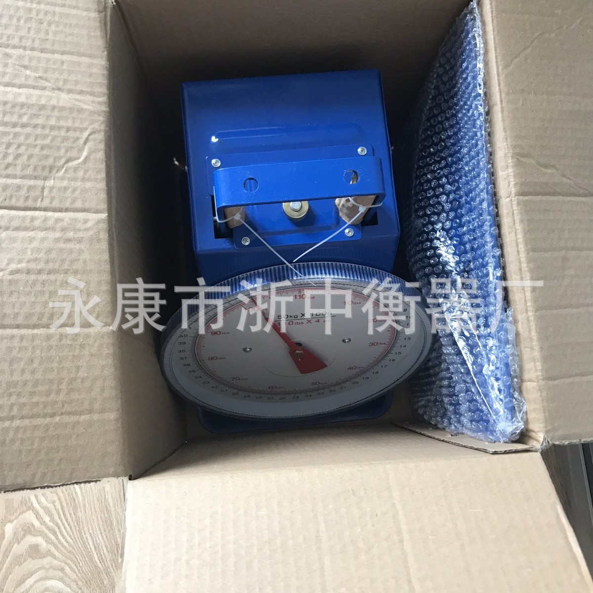 [Source factory direct supply] 100KG iron flat platform scale, spring dial scale, mechanical flat scale