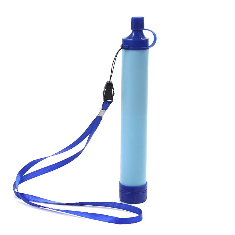 Portable Outdoor Water Purifier for Wilderness Emergency Individual Soldier Survival Straw Outdoor Camping Filtration Direct Drinking Water Filter