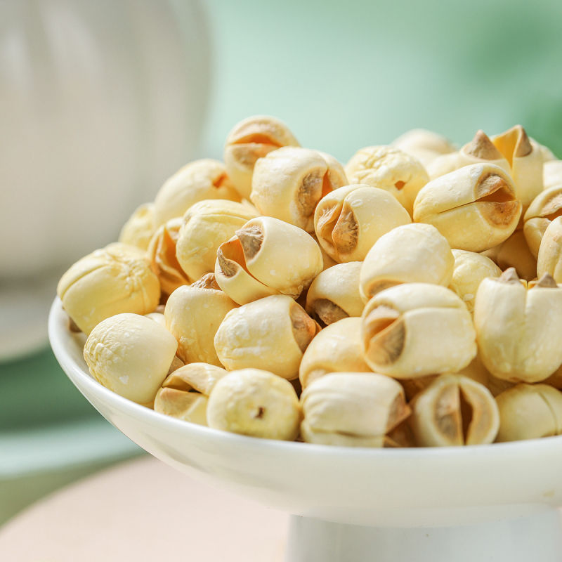 Jianning Lotus Seeds Commercial Cored Dry Goods Wholesale White Lotus Seeds Bulk Artificial Fresh Cored Powder Glutinous New Goods 250g