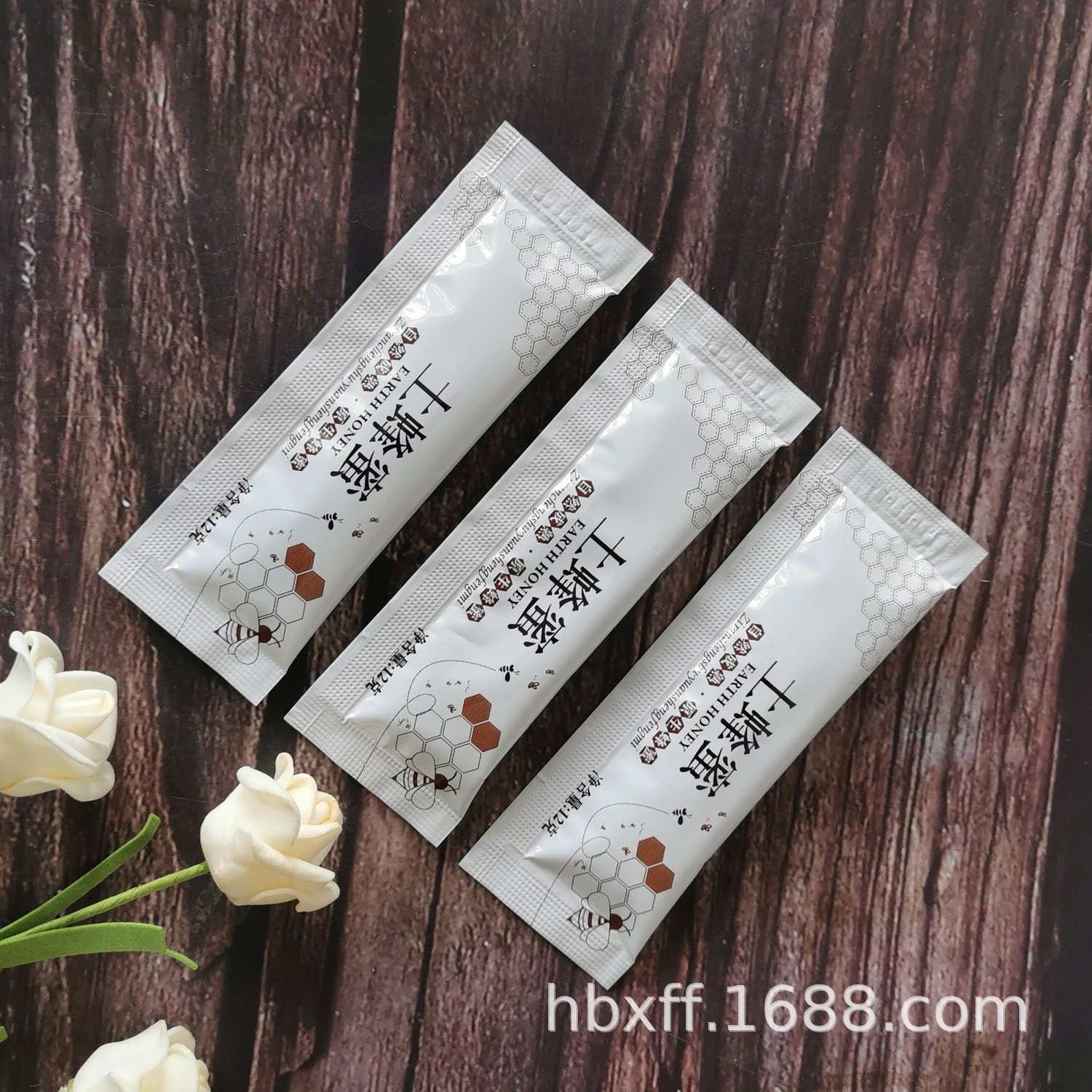 Acacia honey small bag independent packaging Hundred Flowers portable strip bulk soil honey bag wholesale factory