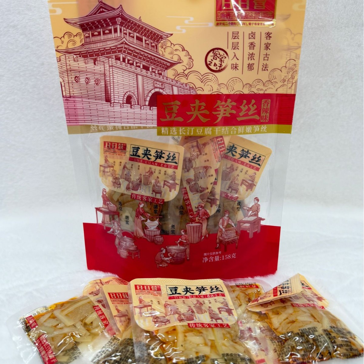 Daily Camp Bean Sprouts and Bamboo Shoots Spicy/Five Flavors 158g