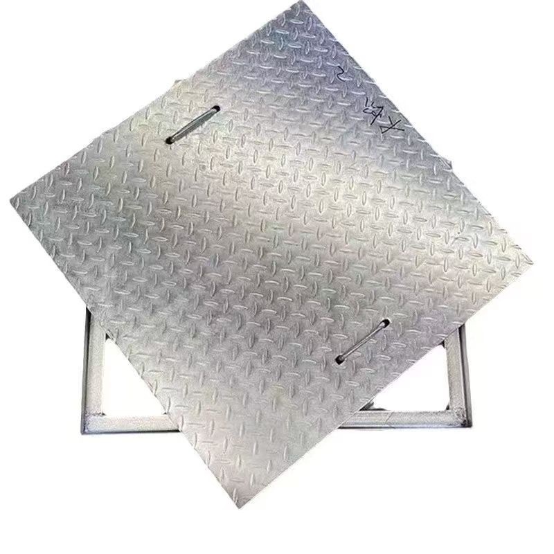 Factory Direct Sales of Hot-Dip Galvanized Patterned Steel Grating for Paving, Zero-Cut Trench Covers, Steel Ladder Railings, and Step Plates