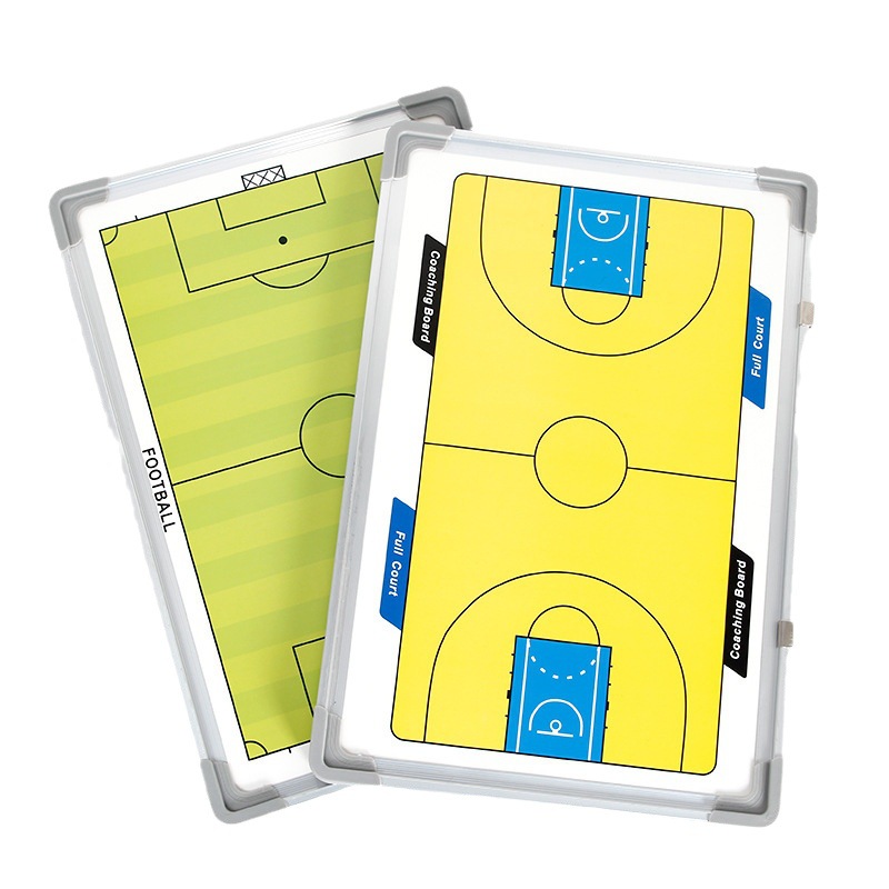 Five-A-Side Football Basketball Tactical Board Aluminum Alloy Edge Professional Coach Board Magnet Stone High-End Magnetic Tactical Board Factory
