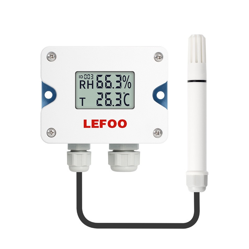 Lifu Temperature and Humidity Sensor 4-20Ma Room Wall-Mounted Temperature and Humidity Transmitter with Display Rs485 Temperature and Humidity Meter