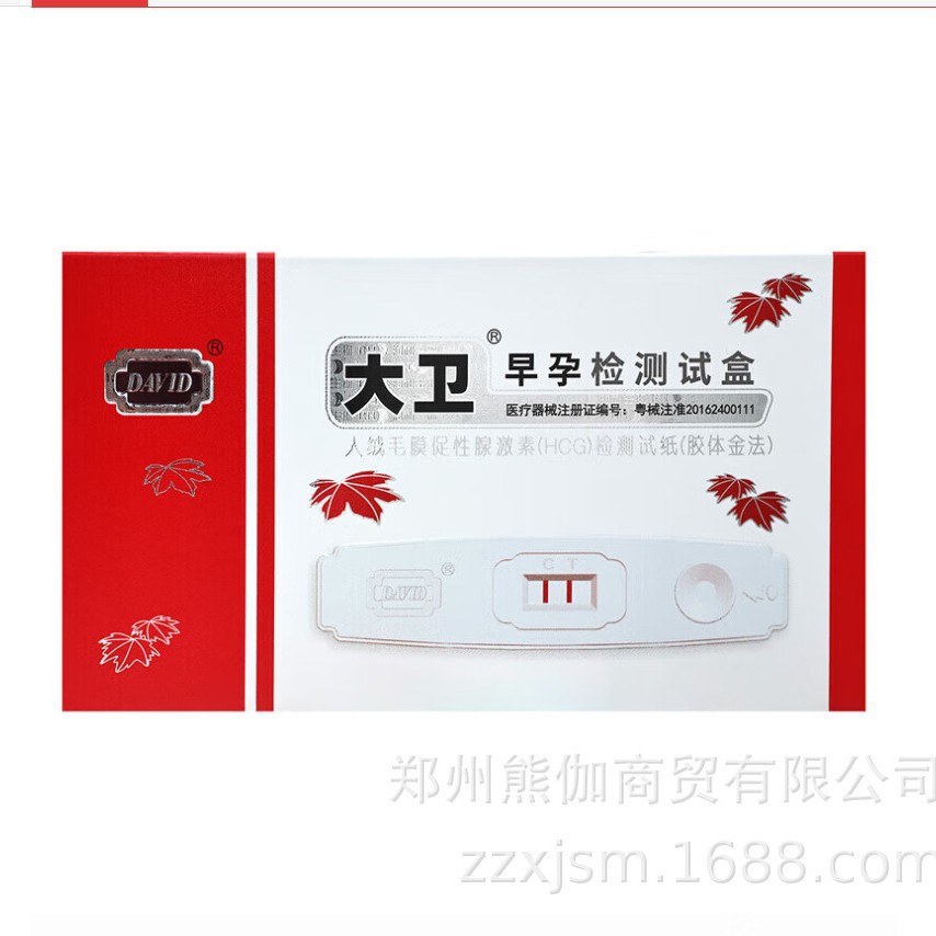 David Early Pregnancy Test Strip 10 Boxed Test Pregnancy HCG Pregnancy Stick Written Note Crystal Pregnancy Test