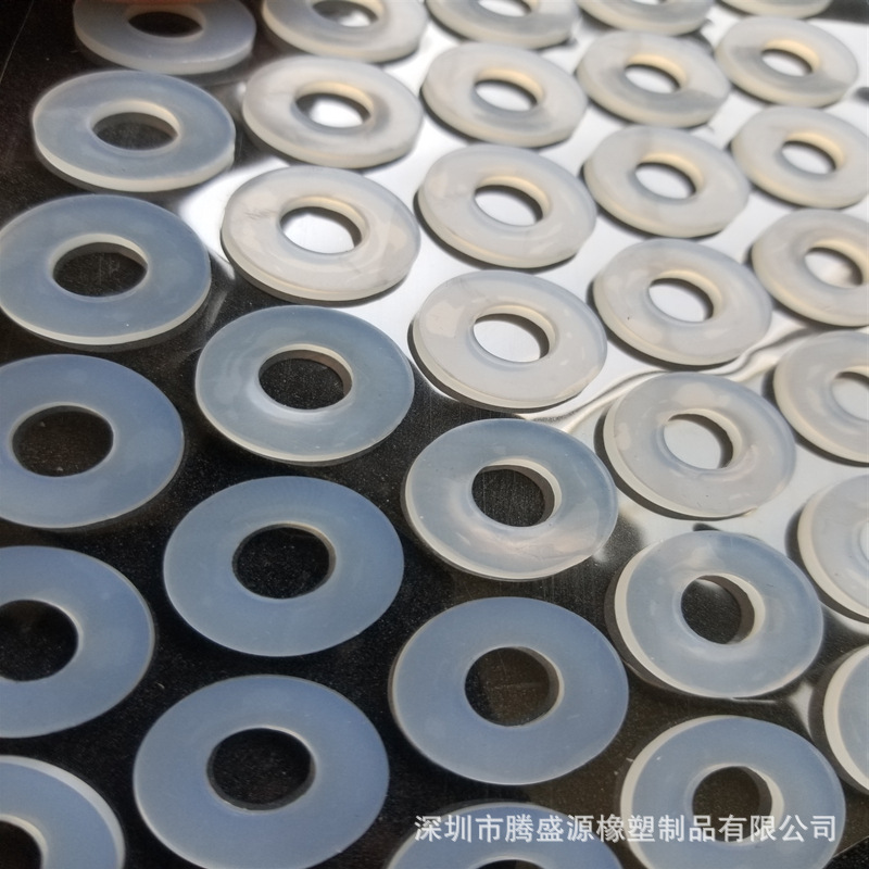 Food-Grade Transparent Silicone Rubber Gasket Foot Pad Shock-Absorbing Anti-Slip Wear-Resistant Waterproof Round Shape