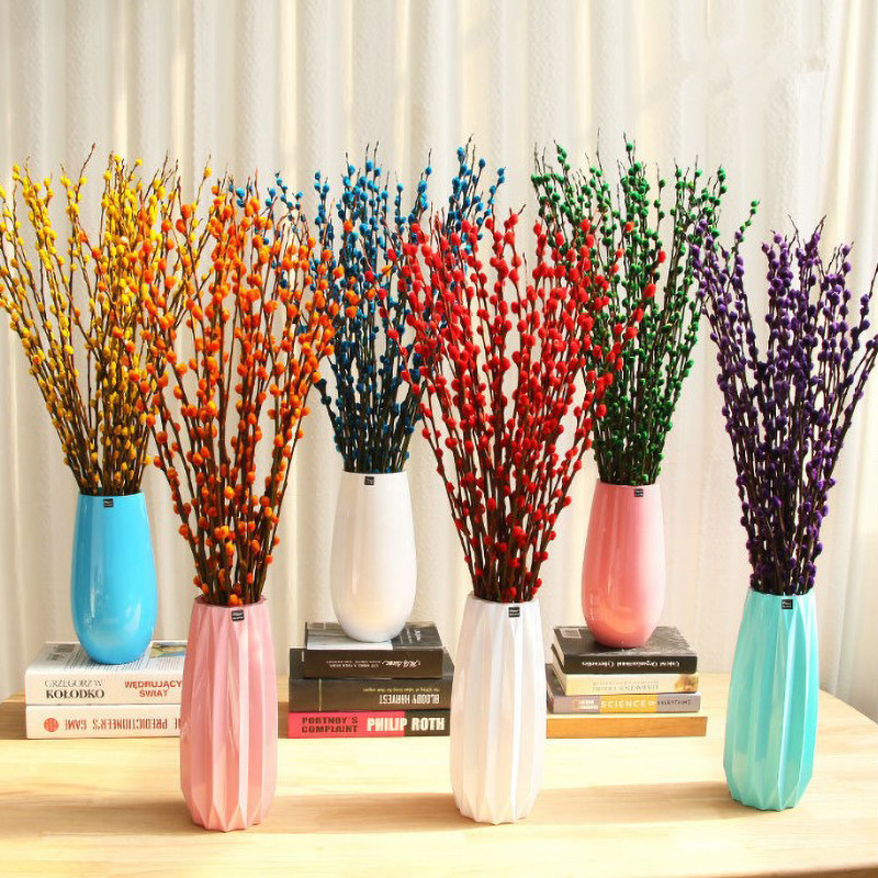 New Year's Eve Florals Red Silver Willow Fresh Branches Florals Dried Florals Living Room Interior Decorations Hydroponic Plants Opening Gifts Flower Arrangement