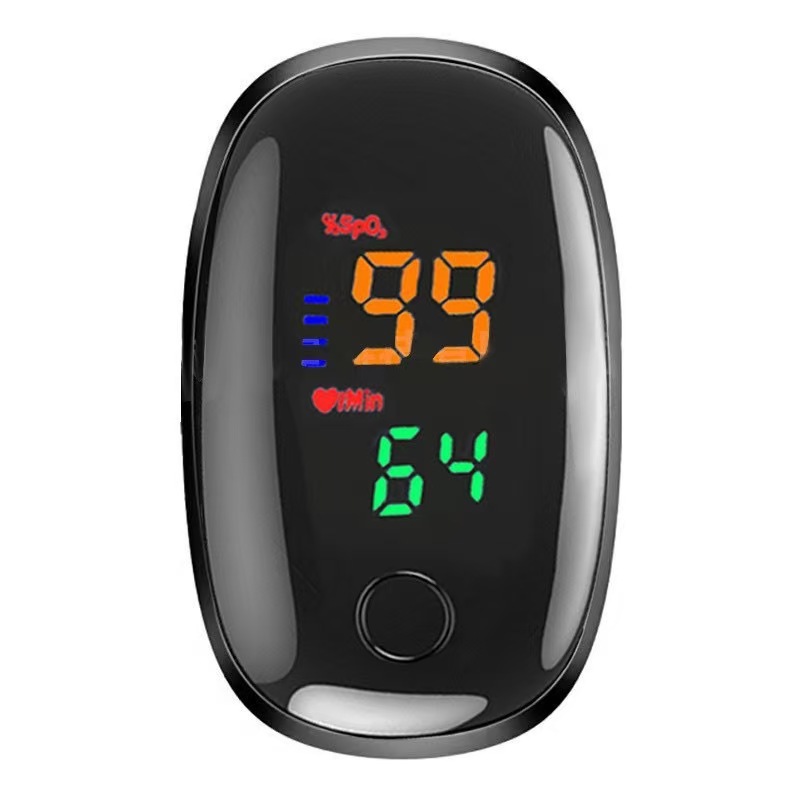 Cross-Border Finger Oximeter Lk87 Blood Oxygen Monitoring Finger Clip Instrument Detection Oximeter Accuracy Measuring Instrument English