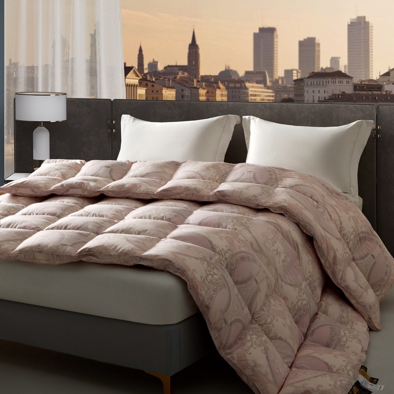 2025 New High-Puffiness down Feather Quilt, Same Style as Big Brands, Pure Color, Accessible Luxury, Classy down Quilt Live Broadcast